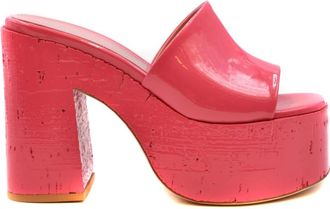 Haus Of Honey Stijlvolle Hakken Muiltjes Sandalen - Dames - Muiltjes - Roze - 37 EU - Schoenen
