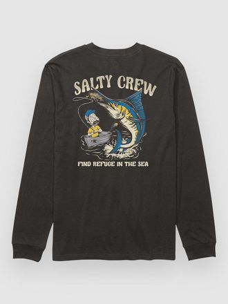 Salty Crew Big Bill Kids Longsleeve T-Shirt schwarz