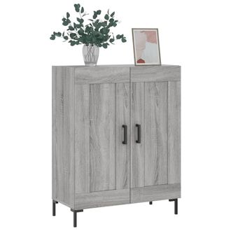 Berkfield Home Sideboard Grey Sonoma 69.5x34x90 cm Engineered Wood