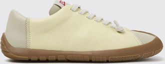 Camper Sneakers slip-on Twins bicolore in pelle liscia con lacci elasticizzati