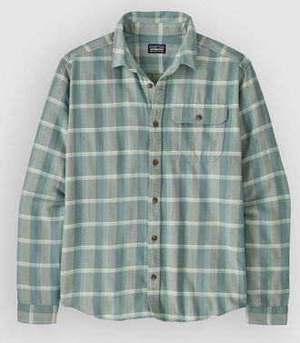 Patagonia LW Fjord Flannel Hemd blau