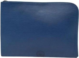 Louis Vuitton Pre-owned Clutches, female, Blue, Size: ONE SIZE Pre-owned Pochette Jour