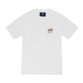 Aim&eacute; Leon Dore White Woolrich All Terrain Tee