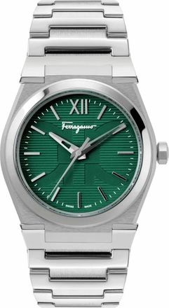 Ferragamo Sf4E00225 Horloge - Heren - Accessoires - Grijs - Maat: ONE Size
