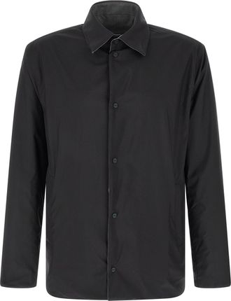 Herno Mens Gray Polyester Full-Length Jacket Clothing