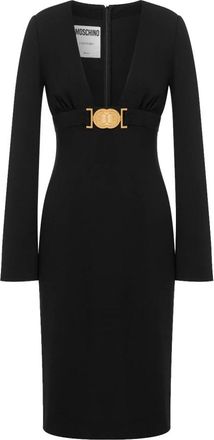 Moschino Veelzijdige Modieuze Jurk - Dames - Korte kleedjes - Zwart - M - Kleedjes