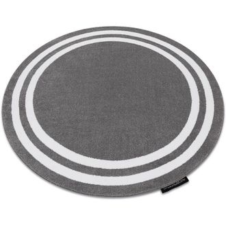 RugsX Rugsx - Alfombra Hampton Cadre C&iacute;rculo Gris Grey Circulo 140 Cm