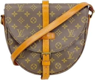 Louis Vuitton Pre-owned Cross Body Bags, female, Brown, Size: ONE SIZE Pre-owned Vintage Canvas Shoulder Bag