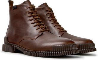 Camper Pix Leather Ankle Boot in Medium Brown at Nordstrom, Size 41