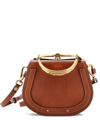 Chlo&eacute; Nile Leather Small crossbody bag - Brown