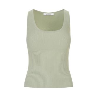 Max Mara Dames, Tops, Groen, Maat: S Nylon