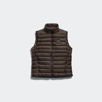 Canada Goose Aethera Vest Tonal Disc (Women, Terra, XS)