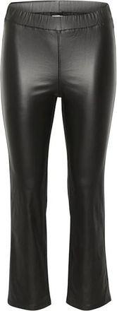 Kaffe Zwarte Crop Jeggings Broek - Dames - Vrijetijds broeken - Zwart - 3XL - Nylon - Broeken