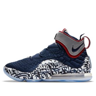 Nike LeBron 17 LeBron 4 Cold Blue Graffiti CT6047-400