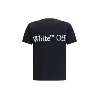 Off-white Logo-Print Cotton T-Shirt - Black