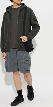 Stone Island Hoodie, Mens, Grey