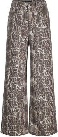 Jack & Jones high waist wide leg jeans bruin