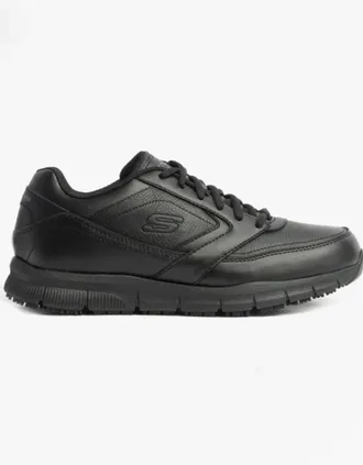 Skechers Womens Skechers Work 77235EC NAMPA - WYOLA SR Womens Occupational Trainers Black - Size: 4.5