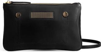 Clio Goldbrenner Mini Klassieke Handtas Zwart Goud - Dames - Schoudertassen - Zwart - ONE Size - Tassen