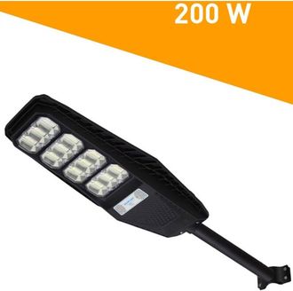 Trade Shop Trade Shop - Lampione Stradale Luce Energy Solar Led 200watt Sensore Pir Telecomand
