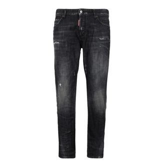 Dsquared2 Jeans, Heren, Zwart, 2Xl, Katoen, Slim Twist Jeans