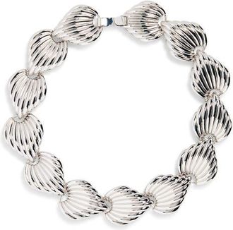 Julietta x Cassetto JC2 Rhodium Plate Collar Necklace in Silver at Nordstrom