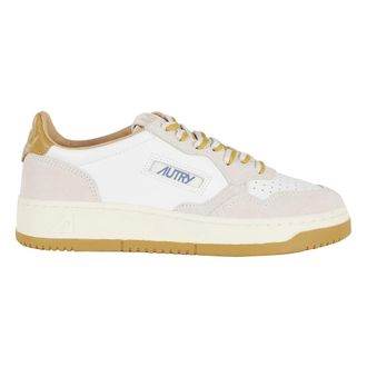 Autry Medalist Low - Dames - Sneakers - Wit - 40 EU - Leer - Schoenen