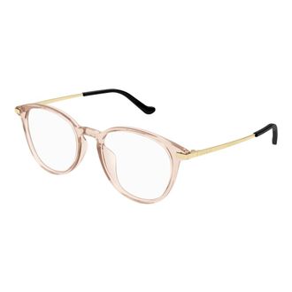Gucci Ronde Optische Bril - unisex - Brillen - Roze - 51 MM - Accessoires