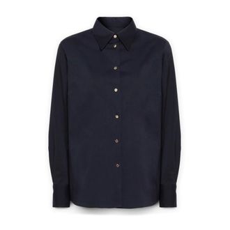 Elena Miro Dames, Blouses & Shirts, Blauw, Maat: 4XL