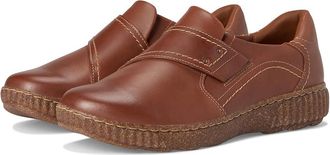 Clarks Caroline Dalia Womens Flat Shoes Tan Leather : 9.5 B - Medium