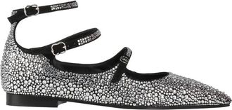 Bally Marilou Crystal-Embellished Flats, Brand Size 38 ( US Size 7.5 )