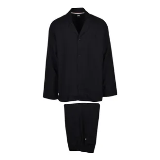 HUGO BOSS Nachtkleding, Heren, Zwart, M, Katoen, Boss pyjama