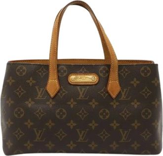 Louis Vuitton Pre-owned Handbags, female, Brown, Size: ONE SIZE Pre-owned Monogram Canvas Tote Bag