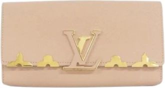 Louis Vuitton Pre-owned Wallets, female, Beige, Size: ONE SIZE Pre-owned Long Wallet