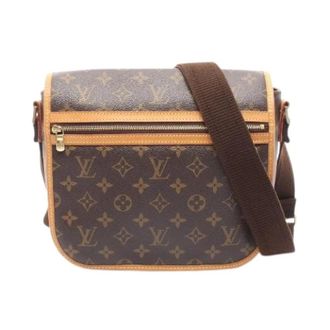 Louis Vuitton Pre-owned Cross Body Bags, female, Brown, Size: ONE SIZE Pre-owned Messenger PM Bosphore Monogram Coated Canvas Shoulder Bag