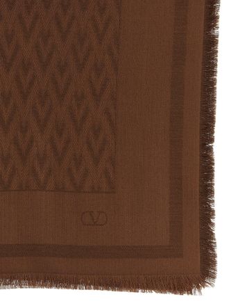Valentino Garavani Toute La V Shawl - Brown