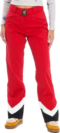 Vuarnet Pantalones de Esqu&iacute; Ajustables con Abertura de Cremallera - Sport - Mujer - Rojo - S