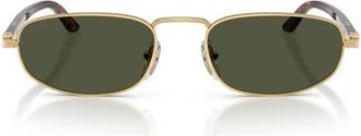 Persol 56mm Pillow Sunglasses in Gold/green at Nordstrom