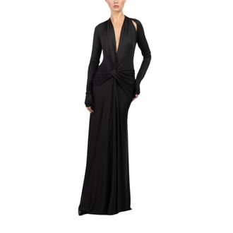 Victoria Beckham Gowns, female, Black, XS, Victoria Beckham Dresses Black
