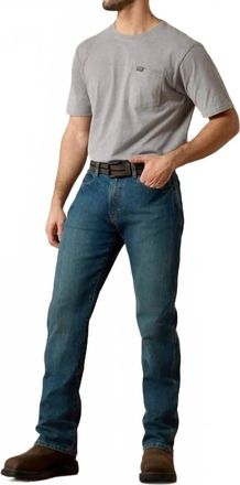 Ariat Rebar M4 Relaxed Durastretch Basic Bootcut Jeans In Carbine