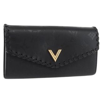 Louis Vuitton Pre-owned Wallets, female, Black, Size: ONE SIZE Pre-owned Wallet