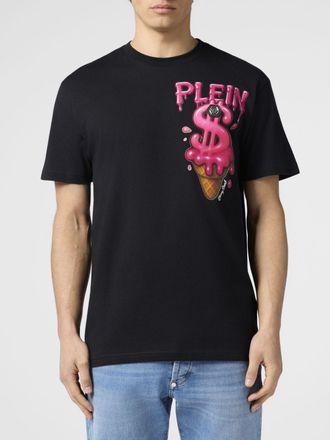 Philipp Plein T-shirt in cotone con stampa gelato