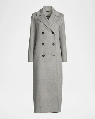 Cinzia Rocca Icons Wool-Cashmere Double-Breasted Coat