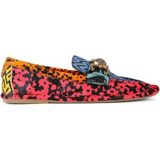 Kurt Geiger Mansion Genuine Calf Hair Loafer in Red Multi at Nordstrom Rack, Size 8