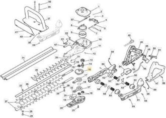 STIGA Sports Pi&ntilde;on Wk Te1-a043000 -rdc Original Stiga - 6990156