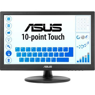 No Brand ASUS Touch VT169HE Monitor PC 39,6 cm (15.6) 1920 x 1080 Pixel Full HD LED Touch screen Da tavolo Nero