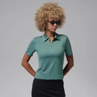 Nike Jordan Womens Jordan Sport Dri-FIT Golf Polo in Green | IM8531-361