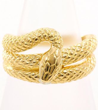 C&A Yellow Gold Yellow Gold (18K) Band Ring (Pre-Owned)