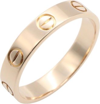 Cartier Gold Pink Gold (18K) Band Ring (Pre-Owned)