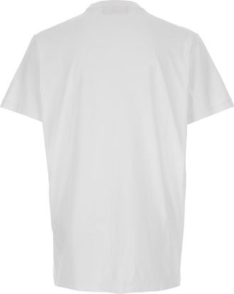 Dsquared2 Mens Ducati X D2 White T-Shirt With Logo Cotton T-Shirts And Polos